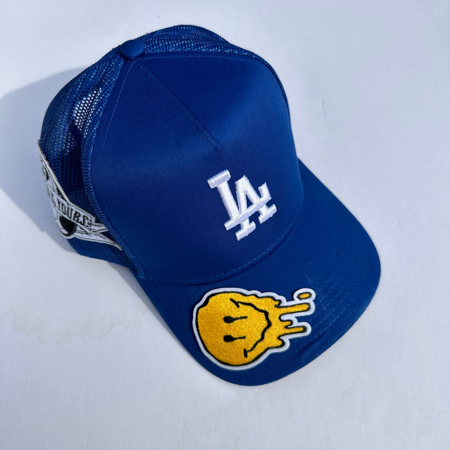 Blue trucker hat
